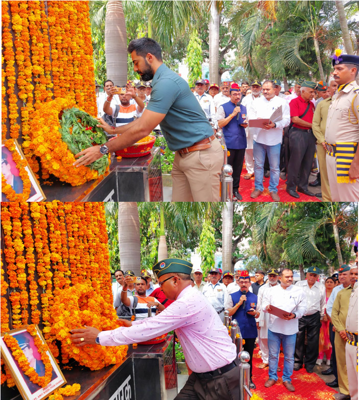 On the 25th anniversary of Kargil Vijay Diwas, the people of Una pay tribute to the immortal martyrs